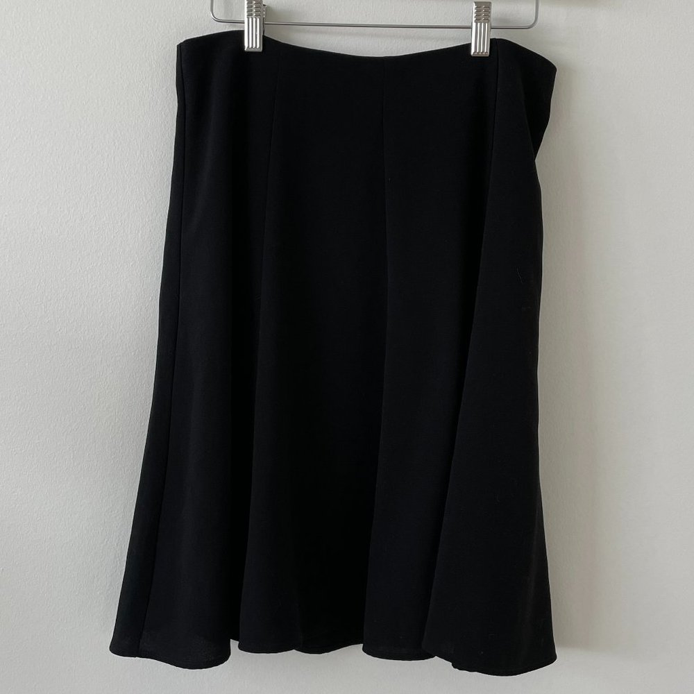 Cece black knee-length skirt size 8